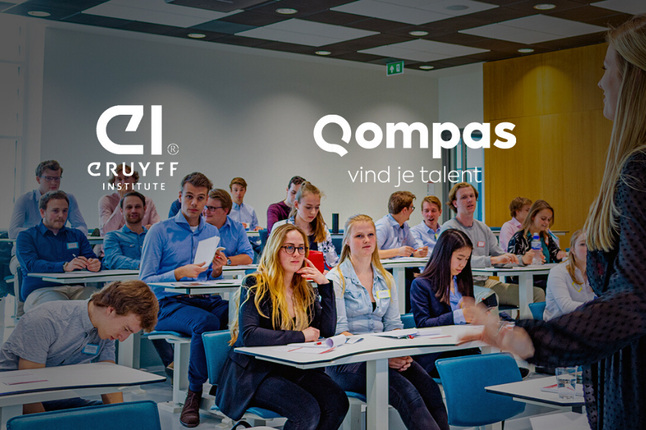 Johan Cruyff Institute en Qompas werken samen aan talentontwikkeling Johan Cruyff Institute en Qompas werken samen aan talentontwikkeling